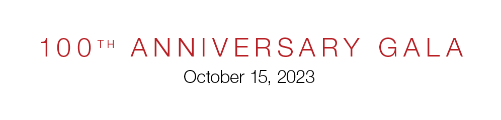 100th Anniversary Gala on October 15, 2023