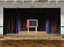 Stage in the Plymouth Room at the Plymouth Community Center